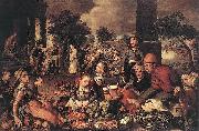 Pieter Aertsen Christ and the Adulteress oil painting reproduction